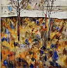 Winter Trees by Egon Schiele